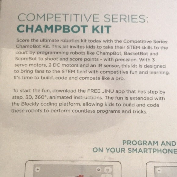 Jimu Robot Competitive Series Champbot Kit NWT - Picture 10 of 15